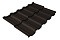 Профиль волновой модульный квинта Uno Grand Line c 3D резом 0,45 PE RR 32 темно-коричневый