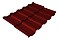 Профиль волновой модульный квинта Uno Grand Line c 3D резом 0,45 PE RAL 3011 коричнево-красный