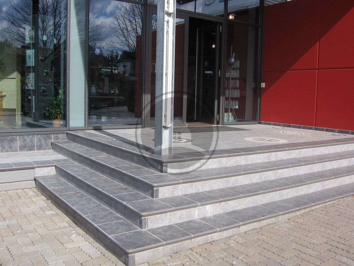 Клинкерные ступени и плитка Stroeher Roccia 840 grigio
