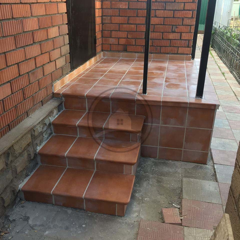 Клинкерные ступени и плитка Stroeher Duro 804 bossa
