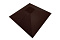 Колпак на столб под фонарь 390х390мм 0,5 GreenCoat Pural с пленкой RR 887 шоколадно-коричневый (RAL 8017 шоколад)