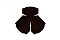 Тройник Y конька полукруглого Quarzit с пленкой RR 32 темно-коричневый