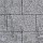 Тротуарная плитка Парк Плейс, 80 мм, серый, бассировка