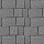 Тротуарная плитка Старый город ориджинал, 60 мм, серый, native