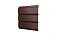 Софит металлический центральная перфорация 0,5 GreenCoat Pural с пленкой RR 887 шоколадно-коричневый (RAL 8017 шоколад)