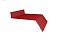 Отлив простой 250 0,45 PE с пленкой RAL 3003 рубиново-красный