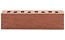 Кирпич клинкерный ЛСР Эдинбург темно-красный береста 250*85*65 мм