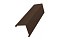 Декоративная накладка на столб угловая 0,5 GreenСoat Pural Matt RR 887 шоколадно-коричневый (RAL 8017 шоколад)