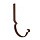 Крюк длинный усиленный модернизированный (Коричневый (RAL8017))