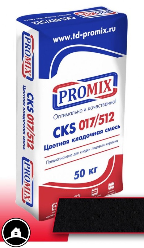 Цветная кладочная смесь Promix CKS 512, 50кг, черная