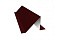 Планка снегозадержания 0,7 PE с пленкой RAL 3005 красное вино