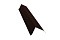 Планка торцевая 80х100 0,5 GreenCoat Pural Matt RR 887 шоколадно-коричневый (RAL 8017 шоколад)