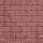 Тротуарная плитка Прямоугольник Лайн, 40 мм, красный, бассировка