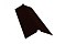 Планка конька плоского 115х30х115 0,5 Satin с пленкой RR 32 темно-коричневый