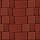 Тротуарная плитка Старый город ориджинал, 60 мм, красный, гладкая
