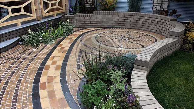 , trotuarnaya_plitka, bezhevo_zheltyy, landshaftnyy_dizayn