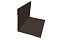 Угол внутренний 110х110 0,5 Quarzit с пленкой RR 32 темно-коричневый