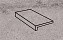 Клинкерная ступень прямой угол Stroeher Gravel Blend 962 grey 294x175x52x10 мм