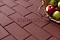 Тротуарная плитка Steingot Прямоугольник 200*100*40 Темно-красный (полный прокрас)
