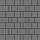 Тротуарная плитка Бельпассо, 40 мм, серый, гладкая