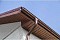 Софит металлический центральная перфорация 0,5 Velur20 с пленкой RAL 8004 терракота