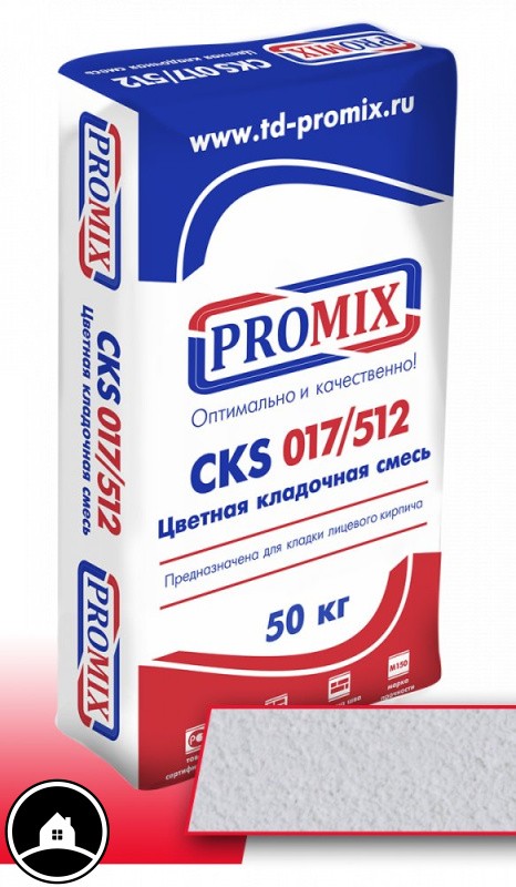 Цветная кладочная смесь Promix CKS 512, 50 кг, белая