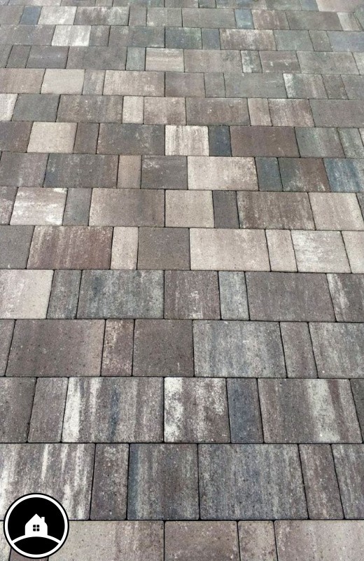 Тротуарная плитка Bergamo Colormix Умбра, гладкая