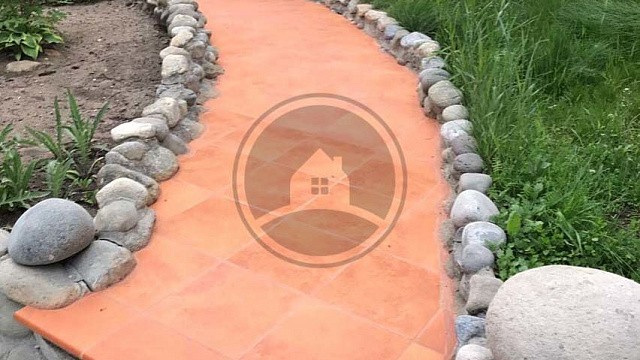 , stroeher, klinkernye_stupeni, oranzhevyy, vkhodnaya_gruppa, landshaftnyy_dizayn