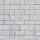 Тротуарная плитка Прямоугольник Лайн, 60 мм, белый, бассировка