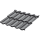 Модульная металлическая черепица Гётеборг XXL, 1205х865 (00000052270)
