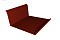 Планка примыкания нижняя 20х122х260х15 0,5 GreenCoat Pural Matt RR 29 красный (RAL 3009 оксидно-красный)