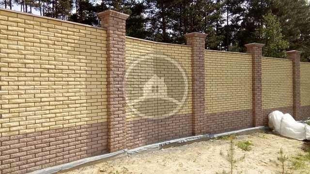 , perel, qbrick, oblitsovochnyy_kirpich, tsvetnye_kladochnye_smesi, zheltyy, korichnevyy, zabor