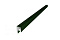 Планка П-образная заборная 20 0,5 Satin с пленкой RAL 6002 лиственно-зеленый