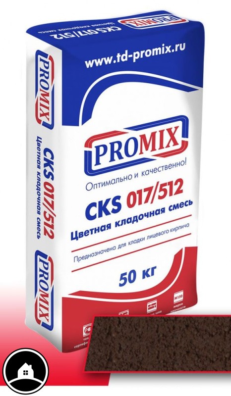 Цветная кладочная смесь Promix CKS 017, 50 кг, коричневая