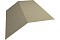 Планка конька плоского 145х145 0,5 Satin с пленкой RAL 1015 светлая слоновая кость