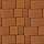 Тротуарная плитка Старый город ориджинал, 60 мм, оранжевый, гладкая