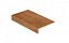 Клинкерная ступень прямоугольная Stroeher Keraplatte Roccia 839 ferro 294x175х52x10 мм