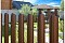 Штакетник М-образный А фигурный 0,45 PE RAL 7024 мокрый асфальт