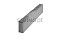 Тротуарная плитка Steingot  Садовый 1000*200*80 Серебристый камень (Stein Silver)