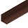 Планка угловая внутренняя 50х50мм фактурная, 2 м