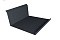 Планка примыкания нижняя 20х122х260х15 0,5 GreenCoat Pural Matt RR 23 темно-серый (RAL 7024 мокрый асфальт)