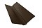 Планка ендовы верхней фигурной 150x150 0,45 Drap RR 32 темно-коричневый