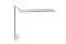 Планка ветровая для мягкой кровли 100х20х100 0,5 Satin с пленкой RAL 9003 сигнальный белый
