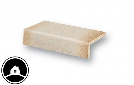 Клинкерная ступень прямоугольная Stroeher Keraplatte Duro 850 garda, 240х115х52х10 мм