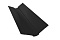 Планка ендовы верхней фигурной 100x100 0,45 Drap RAL 9005 черный