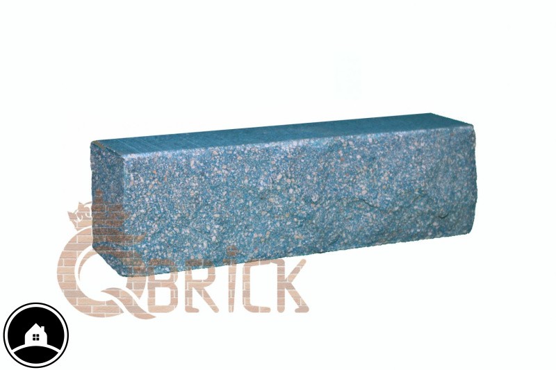 Брусок угловой Ф. облицовочный кирпич Qbrick: MANGA (синий)