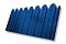 Профнастил С10B фигурный 0,45 PE RAL 5005 сигнальный синий