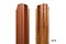 Штакетник П-образный А 0,45 Print Twincolor White Wood