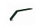 Планка капельник 100х60 0,5 GreenСoat Pural Matt RR 11 темно-зеленый (RAL 6020 хромовая зелень)