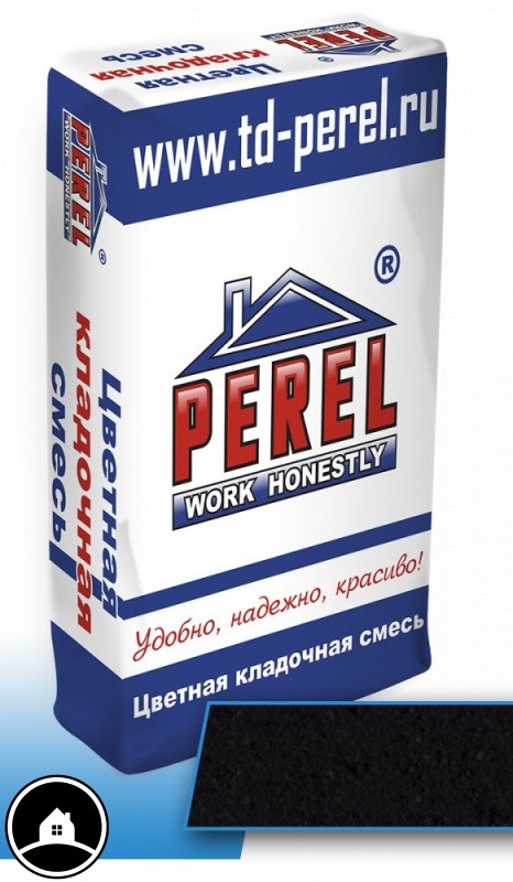 Цветная кладочная смесь Perel SL, 50 кг, черная 0065